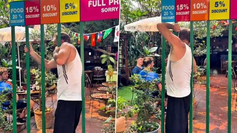 슬롯사이트Skinny Discount슬롯사이트 at Thailand Restaurant: Thai Cafe슬롯사이트s Bizarre Policy For Diners To Fit Their Bodies Through Narrow Gaps To Avail Discounts Goes Viral (Watch Video)