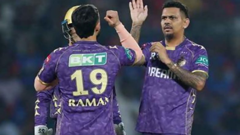 Sunil Narine Equals Samit Patel’s Record for Most Wickets for a Single Team in Men’s T20s, Achieves Feat During DC vs KKR IPL 2025 Match