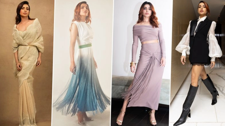 Samantha Ruth Prabhu Birthday: A Fashionista's Journey Through Charisma and Style on Instagram (View Pics)