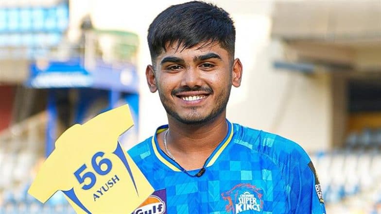 17-Year-Old Ayush Mhatre Becomes Youngest Player To Represent Chennai Super Kings in Indian Premier League, Achieves Feat During MI vs CSK IPL 2025 Match