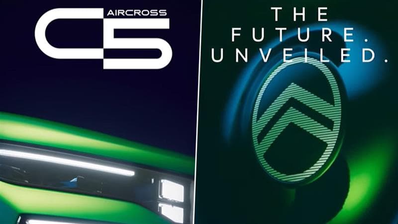 2025 Citroen C5 Aircross Unveiling on April 29, 2025 at Citroen Electric Show, French Automaker Shares Teaser of Its New High-Tech SUV (Watch Video)