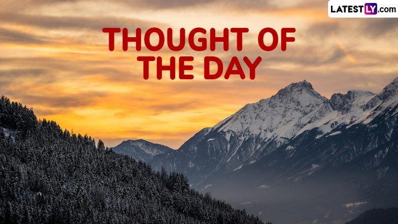 Quote of Inspiration To Share As Thought of the Day During Morning Assembly Today