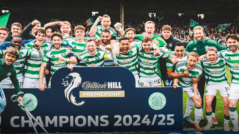 Scottish Premiership 2024–25: Celtic Wins League Title No. 55 to Tie Record of Glasgow Rival Rangers