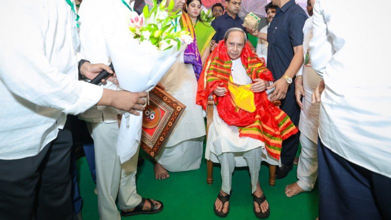 Naveen Patnaik Elected As BJD President for 9th Time, Asks Party Workers To Expose BJP’s ‘False’ Narrative in Odisha (See Pics)
