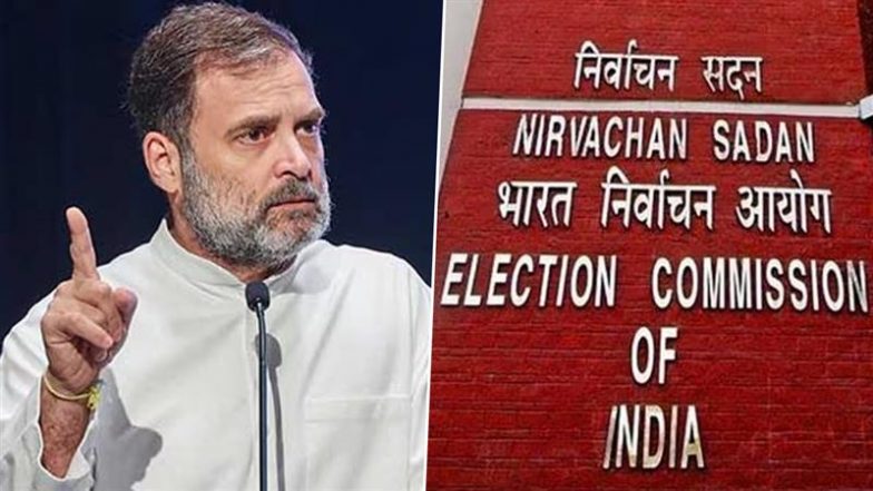 Rahul Gandhi Election Commission Remark Row: &lsquo;Congress Did Not Flag Abnormal Voting During Maharashtra Assembly Polls&rsquo;, Say EC Sources on Allegations