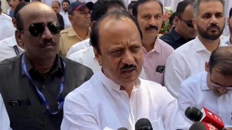 ‘Intention Was Not To Interfere But Ensure Situation On Ground Remains Calm’: Ajit Pawar Issues Statement on Viral Video of Heated Talks With Woman IPS Officer Anjana Krishna