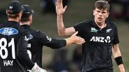 NZ vs PAK 2nd ODI 2025: Ben Sears&rsquo; Five-Wicket Haul Helps New Zealand Beat Pakistan by 84 Runs, Securing 2&ndash;0 Lead in Three-Match Series