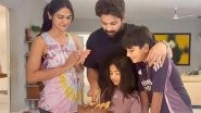 Allu Arjun Rings in 43rd Birthday With Wife Sneha Reddy and Kids in Heartwarming Family Celebration (See Pic)