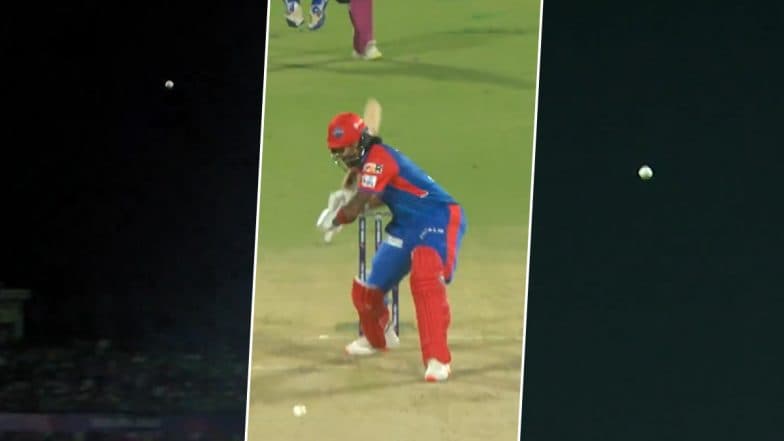 KL Rahul Exhibits Brute Strength, Hits Tushar Deshpande for a Big Six Straight Over His Head During DC vs RR IPL 2025 Match (Watch Video)