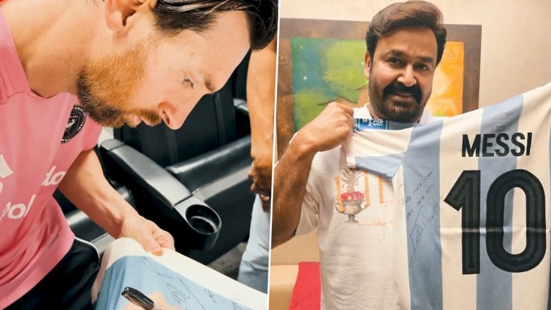 Mohanlal Receives Signed Jersey From Lionel Messi, Calls It an ‘Unforgettable Gift’