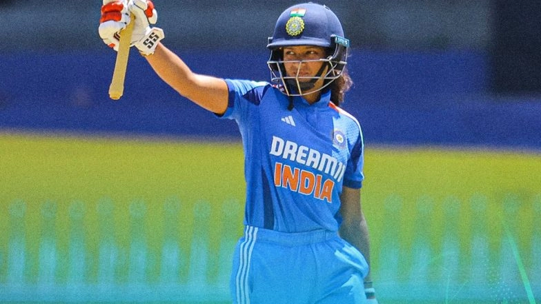 India Women Post 276/6 Against South Africa Women in Women’s ODI Tri-Series 2025 