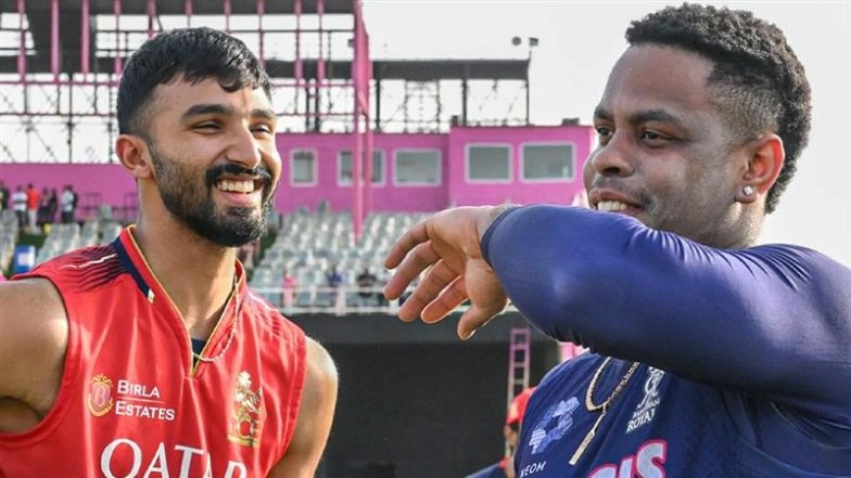 How to Watch RR vs RCB IPL 2025 Free Live Streaming Online on JioHotstar? Get TV Telecast Details of Rajasthan Royals vs Royal Challengers Bengaluru Indian Premier League Match