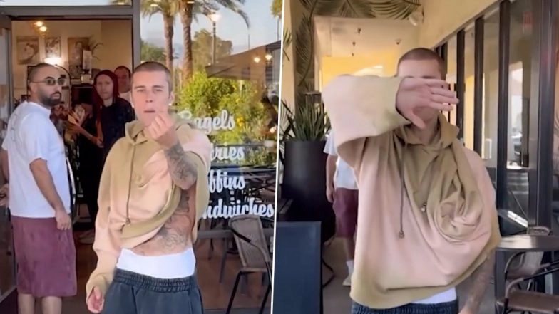 ‘You Only Care About Money’: Justin Bieber Lashes Out at Paparazzi After Being Hounded During Coffee Outing with Friends Ahead of Coachella 2025 (Watch Video)