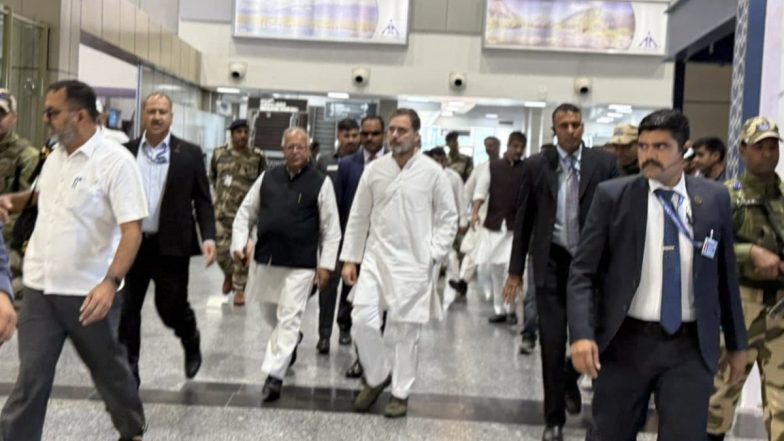 Rahul Gandhi in J&K: Congress Leader Meets Victims Injured in Pahalgam Terror Attack, Likely To Hold Talks With LG Manoj Sinha and CM Omar Abdullah (See Pics and Video)