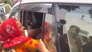 Bihar: Education Minister Sunil Kumar Allegedly Shoves Away Woman Teacher Aspirant From Moving Car, Video Surfaces