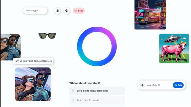 Meta AI APP: Mark Zuckerberg-Run Platform Launches Stand-Alone AI App With Image Tools, Discover Feed and More To Take On OpenAI ChatGPT, Gemini AI