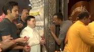 India National Cricket Team Head Coach Gautam Gambhir Extends Hanuman Jayanti 2025 Wishes to Entire Nation, Former KKR Mentor Visits Chhatarpur Temple To Take Part in Rituals