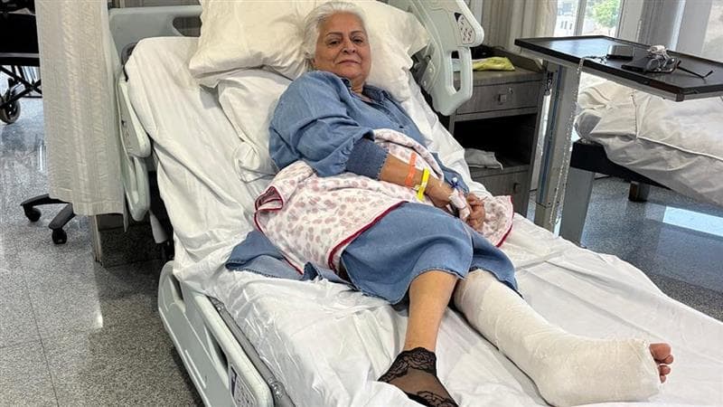 Bina Kak Undergoes Surgery After Fracturing Her Leg