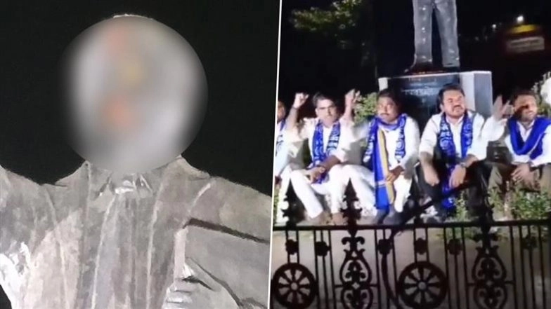 Madhya Pradesh: Man Defaces Ambedkar’s Statue in Sidhi; Police Say ‘Person Mentally Unwell’