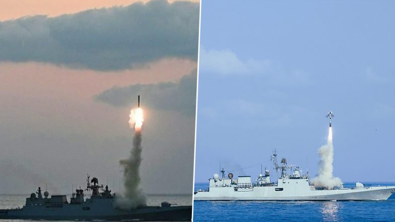 Indian Navy Conducts Successful Anti-Ship Missile Firings To Showcase Combat Readiness (See Pics and Videos)