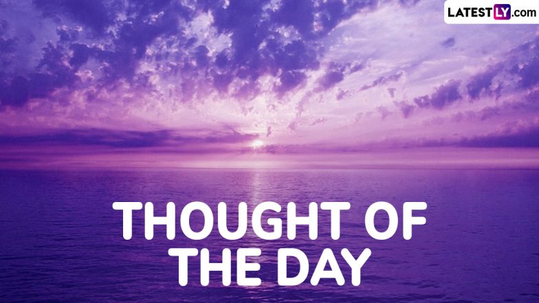 Thought of the Day for School Assembly Today in English With Meaning: Inspirational Quote To Share During Morning Assembly on April 22, 2025