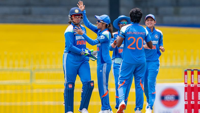 IND-W vs SL-W 1st ODI Women’s Tri Series 2025: Indian Cricketers Wear Black Armbands To Mourn Pahalgam Terror Attack Victims
