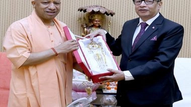 India News | Nepal Ambassador Shankar Sharma Calls on CM Yogi Adiyanath in Lucknow
