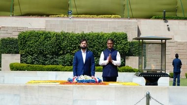 World News | Chile President Pays Homage to Mahatma Gandhi at Raj Ghat