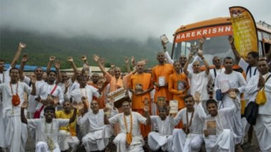 Business News | ISKCON's Travelling Sankirtan Party: Spreading Spiritual Knowledge Across India