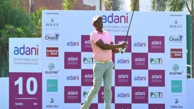 Sports News | Adani Invitational Golf Championship 2025: N Thangaraja, Saptak Talwar Tied for Lead in Round One
