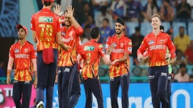 Sports News | IPL 2025: Arshdeep Takes Three as Resillient Pooran, Badoni Take LSG to 171/7 Against PBKS