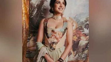 Entertainment News | Radhika Merchant Exudes Grace in Archival Vivienne Westwood Corset and Custom Chanderi Saree