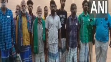 India News | Tamil Nadu: 13 Fishermen Released from Sri Lankan Prison Reach Chennai