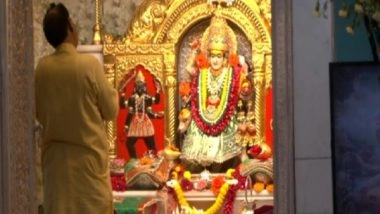 India News | Morning Aarti Held at Jhandewalan Temple on Fourth Day of Chaitra Navratri