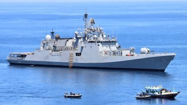 World News | Indian Navy Boosts Regional Security as INS Tarkash Seizes over 2500 Kg Narcotics