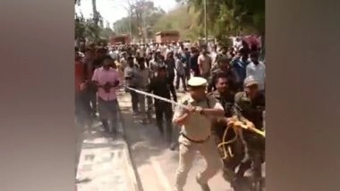 India News | Students Lathicharged for Protesting Against Felling of Forest in Hyderabad University