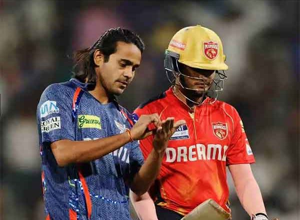Sports News | LSG Spinner Digvesh Fined 25 Pc Match Fee for Violating IPL Code of Conduct