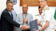 India News | Indian Navy, Kirloskar Sign Rs 270 Crore Deal for 6MW Marine Diesel Engine