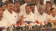 India News | DMK Doing Politics Just Before Election: Palaniswami After TN Assembly Passes Resolution on Katchatheevu