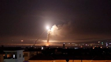 World News | IDF Strikes Syrian Bases in Hama, Damascus
