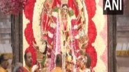 India News | Morning Aarti Held at Shri Aadya Katyayani Shaktipith in Chhatarpur on Sixth Day of Chaitra Navratri