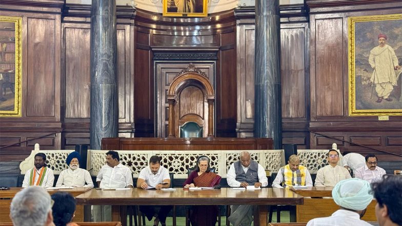 India News | Congress Parliamentary Party Hold Its General Body Meeting in Delhi