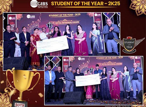 Business News | Actress Amrita Rao Celebrates Academic Brilliance at GIBS Business School, Bangalore's STUDENT OF THE YEAR - 2K25