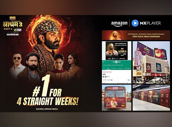 Business News | Amazon MX Player's 'Aashram' Starring Bobby Deol Breaks All Stereotypes, Continues to Shatter Records as India's Most-watch Series