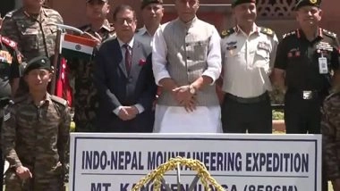 India News | Defence Minister Flags off Expeditions to Mt Everest and Mt Kangchenjunga