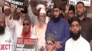 India News | Maharashtra: Muslim Scholars, Ulemas Hold Protest Against Waqf (Amendment) Bill in Bhendi Bazar