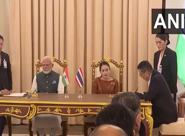 World News | India, Thailand Elevate Bilateral Ties to Strategic Partnership, Several MoUs Exchanged During PM Modi's Visit