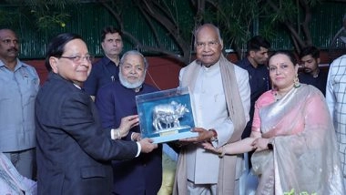 Business News | Dhanuka Family Trust Celebrates the Advent of Vikram Samvat 2082 with Ram Nath Kovind, 14th President of India