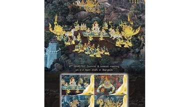 World News | Thailand Releases Special Ramayan Commemorative Stamp in Honour of PM Modi's Visit