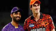 Sports News |  IPL 2025: Sunrisers Hyderabad Skipper Pat Cummins Wins Toss, Opts to Bowl Against KKR